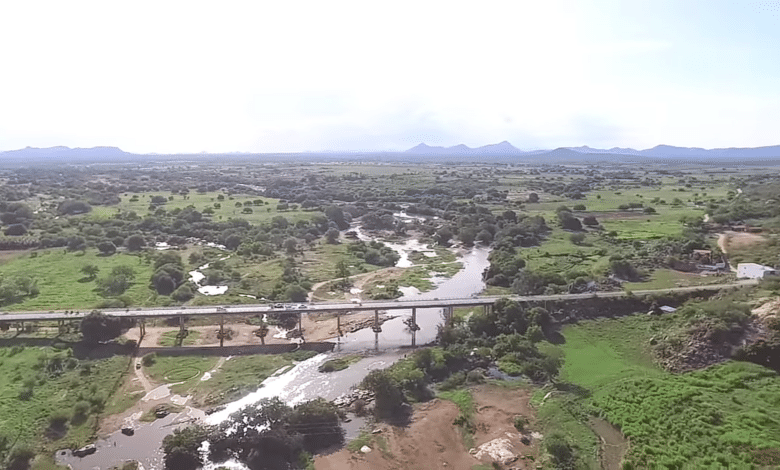 ponto sobre o rio piranhas em são bento pb