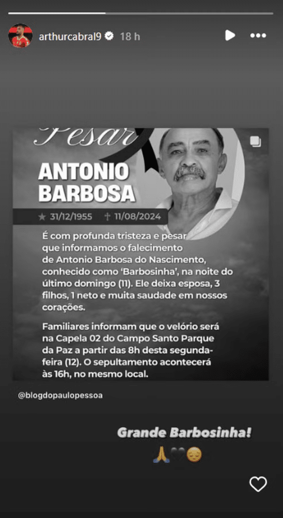 arthur cabral barbosinha