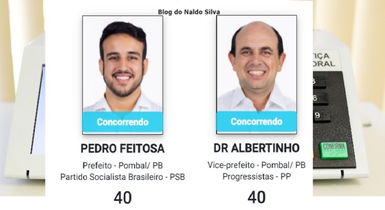 pedro e albertinho urna