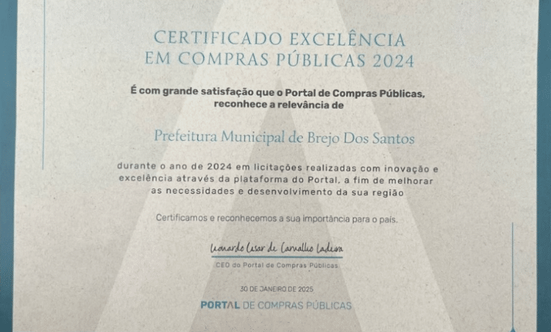 certificado brejo dos santos