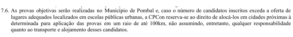concurso pombal edital