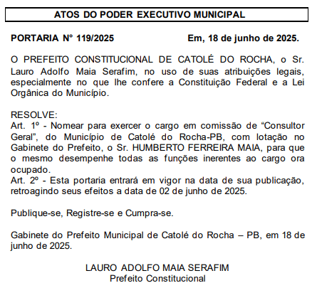 nomeacao humberto maia