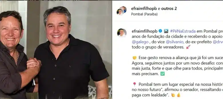 efraim e galego postagem