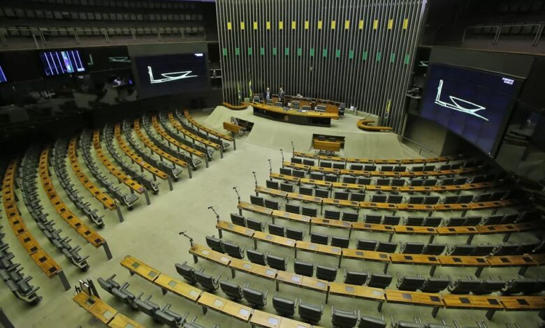 plenario da camara vazia