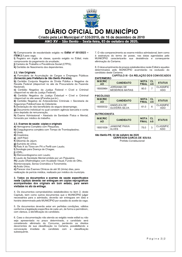 convocados concurso