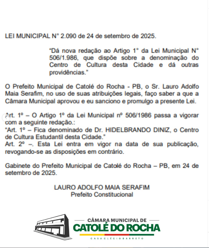 lei câmara