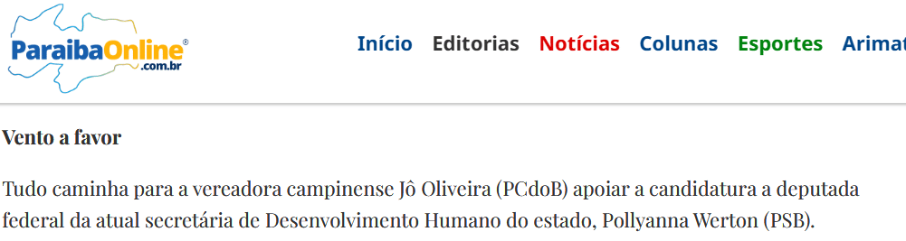 paraiba online jo pollyanna