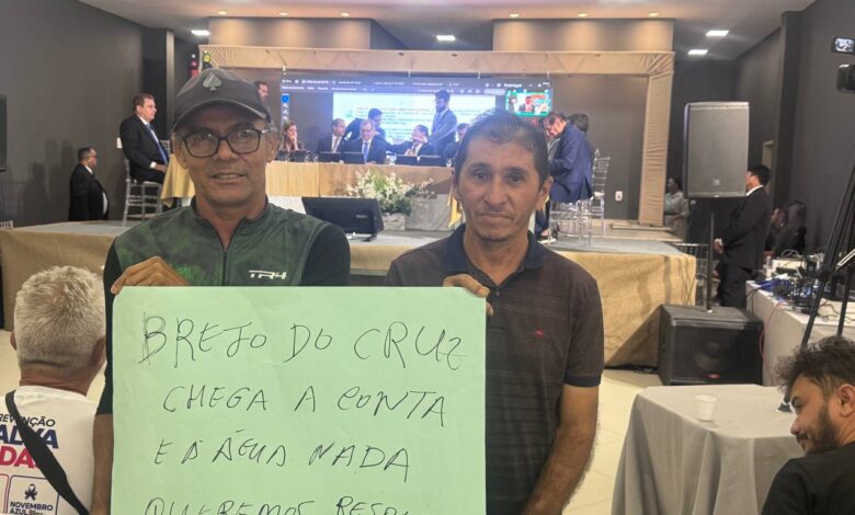 povo brejo manifestante