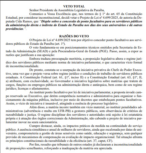 veto aniversario 1