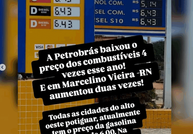 preço gasolina