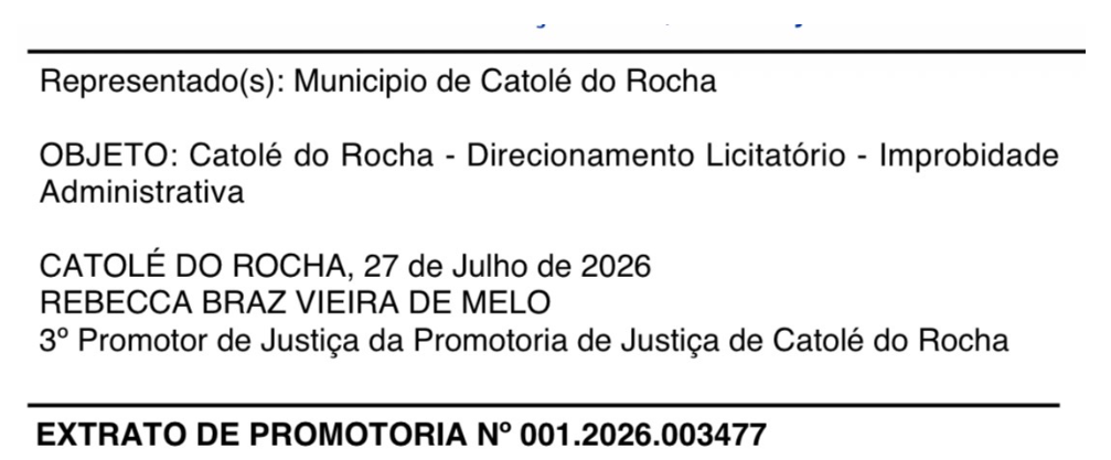 licitacao catole