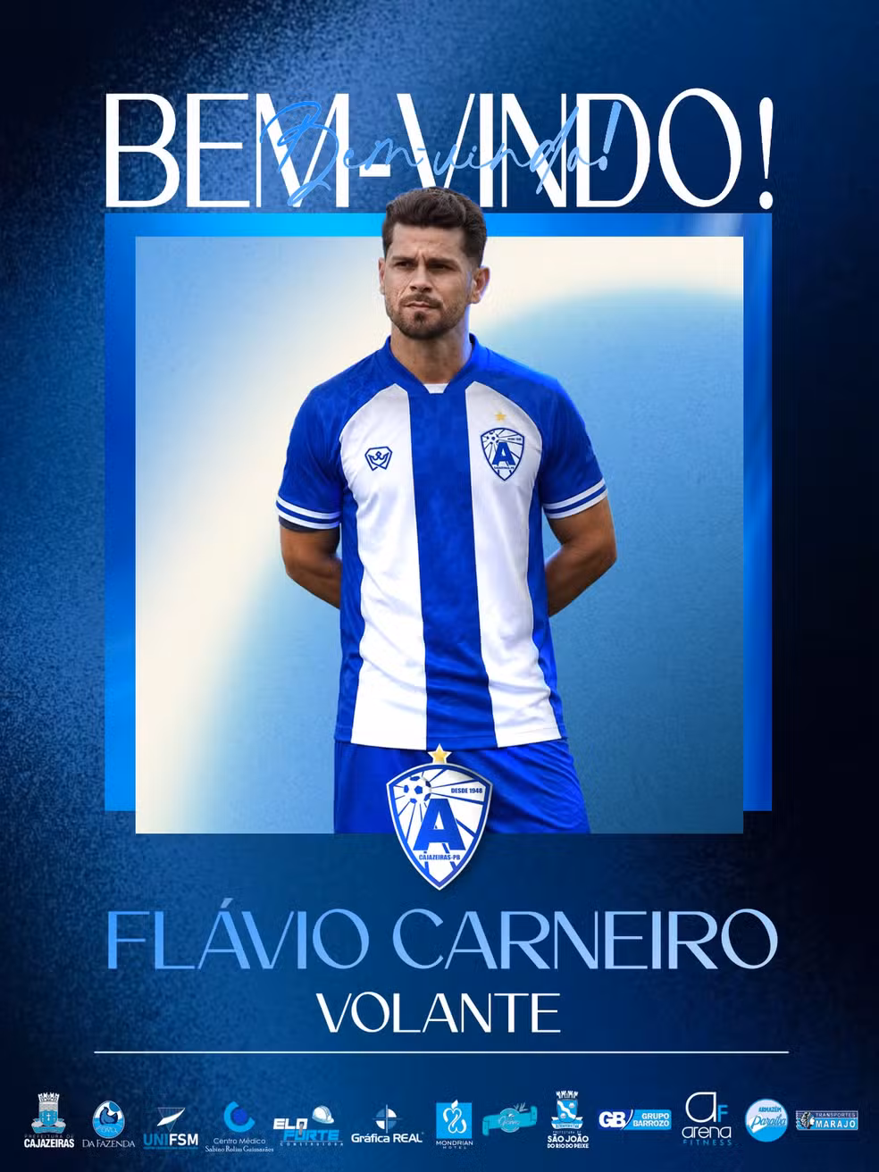 flavio e o novo reforco do atletico pb