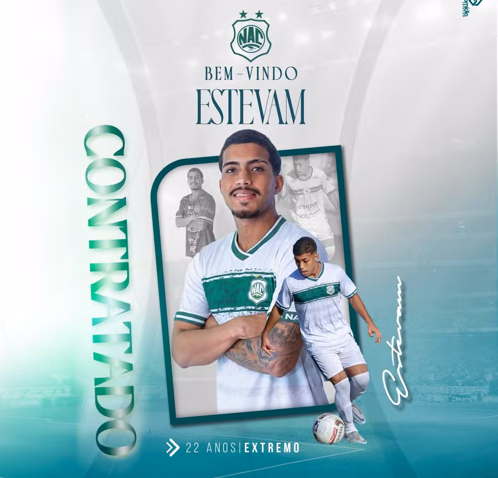 estevam atacante do nacional de patos